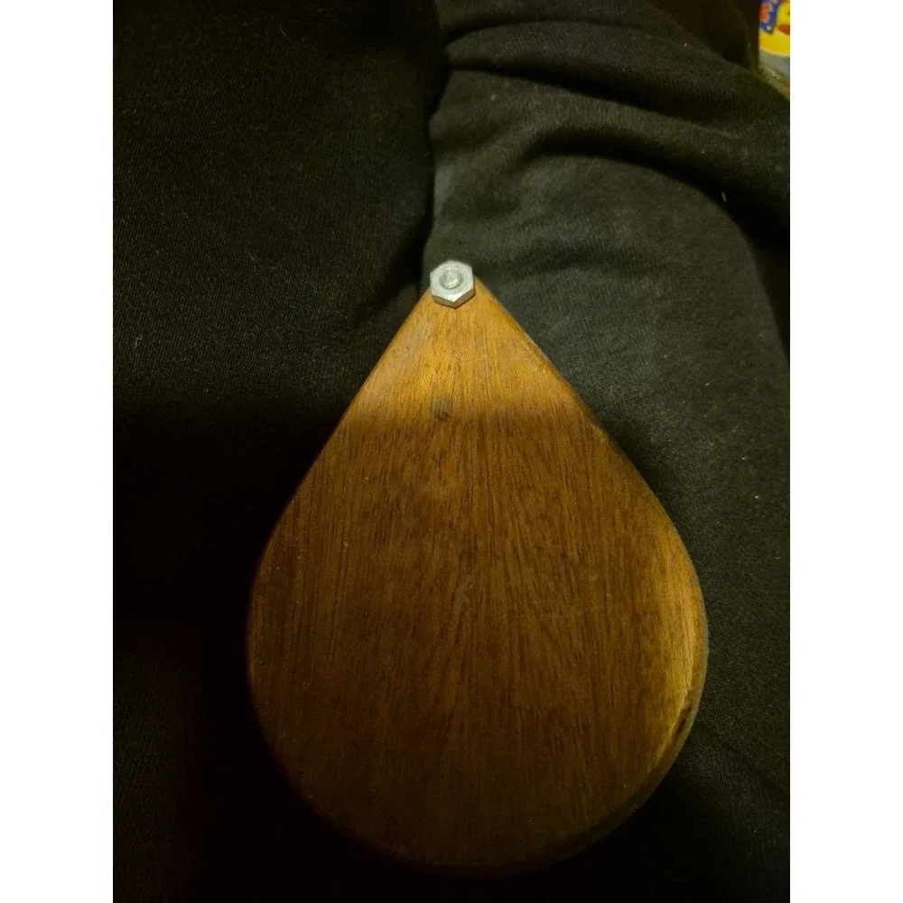 Wooden Folding Pocket Mirror Travel Natural Wood